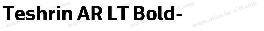 Teshrin AR LT Bold字体转换